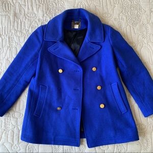 J. Crew Stadium Cloth Peacoat